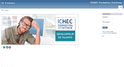 Desktop Screenshot of iecampus.ichec.be